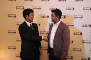 Along with Hajime Moriyasu, the Japan National Football Team Manager to the state of Qatar.