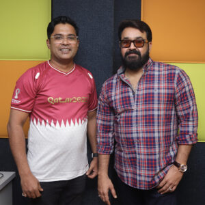 Along with Mr.Mohanlal at Olive Suno Radio Network Office