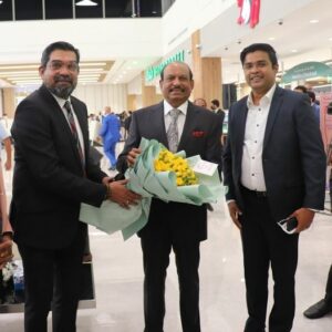 With Mr. M.A YUSUF ALI ( Chairman and MD - Lulu Group International) during the inauguration ceremony of Lulu Hypermarket new outlet at Doha, Qatar