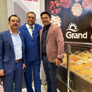 With One Of The Biggest Business Tycoons Dr Anvar Ameen, MD Grand Hypermarkets Alongside Mr Ashraf Cherakal, Regional Director (Qatar) Grand Hypermarkets.