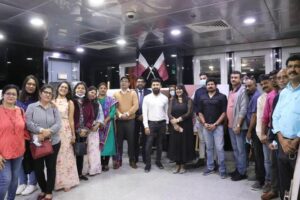 With Visual Arts forum India artists in the occasion of sketches of Qatar, an initiative of Olive suno radio network as part of Qatar National Day 2020