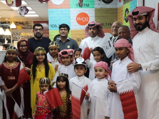 Olive Suno Officials with Kids Celebrating The national Day 2019 at Radio Olive