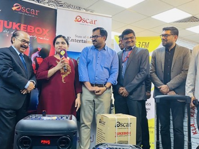 Oscar Product Launch at Radio Suno studio with Managing Director Mr.Ameer ali paruvally ,Krishnakumar and Oscar representatives