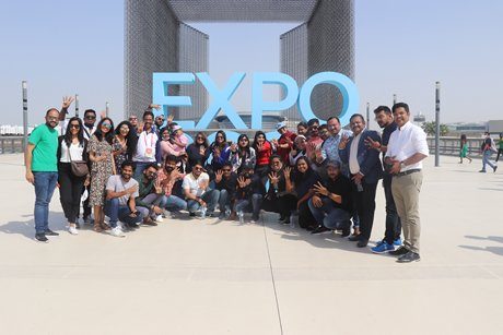 Team Olive Suno Radio Network at Dubai Expo