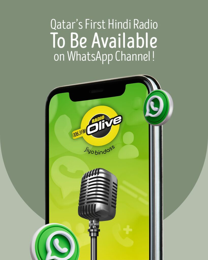 Get Ready to Groove with Radio Olive 106.3 FM on WhatsApp Channel: Your Bridge to Hindi Culture in Qatar
